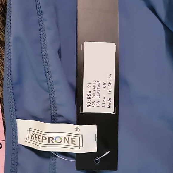 Women's Blue Swim skirt Size 18 - Picture 2 of 3